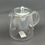 قوری پیرکس اعلا درب و صافی استیل طرح کشیده 550ml - فراکالا - Pyrex Teapot with Lid and Stainless Steel Strainer, 550ml, Long Design