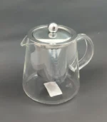 قوری پیرکس اعلا درب و صافی استیل طرح کشیده 550ml - فراکالا - Pyrex Teapot with Lid and Stainless Steel Strainer, 550ml, Long Design