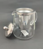 قوری پیرکس اعلا درب و صافی استیل طرح کشیده 550ml - فراکالا - Pyrex Teapot with Lid and Stainless Steel Strainer, 550ml, Long Design