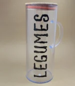 بانکه اکرولیک دسته دار اکام - فراکالا - Acrylic jar with handle, Okam
