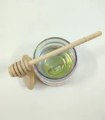 ظرف عسل خوری پیرکس درب بامبو برند فراکالا - FaraKala Pyrex Honey Jar Bamboo Lid