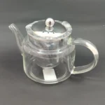 قوری پیرکس اعلا درب و صافی استیل 550ml - فراکالا - Pyrex Premium Teapot with Lid and Stainless Steel Strainer 550ml