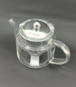 قوری پیرکس اعلا درب و صافی استیل 550ml - فراکالا - Pyrex Premium Teapot with Lid and Stainless Steel Strainer 550ml