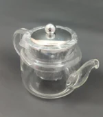 قوری پیرکس اعلا درب و صافی استیل 550ml - فراکالا - Pyrex Premium Teapot with Lid and Stainless Steel Strainer 550ml