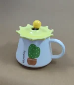 ماگ سرامیکی اعلا طرح کاکتوس - فراکالا - Premium ceramic mug with cactus design