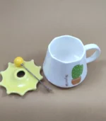 ماگ سرامیکی اعلا طرح کاکتوس - فراکالا - Premium ceramic mug with cactus design