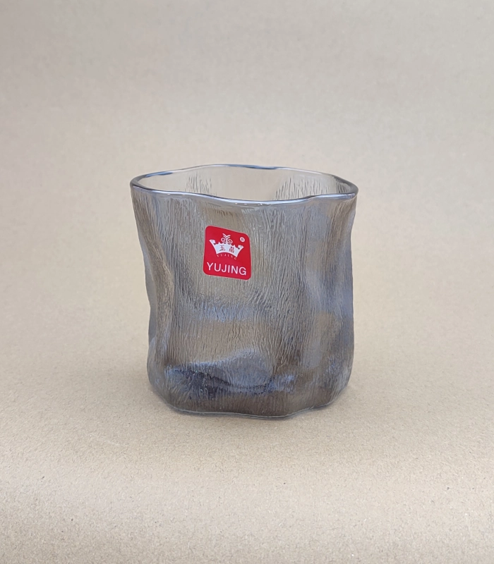 لیوان دفرمه یخی دودی - فراکالا - Smoked ice cream glass
